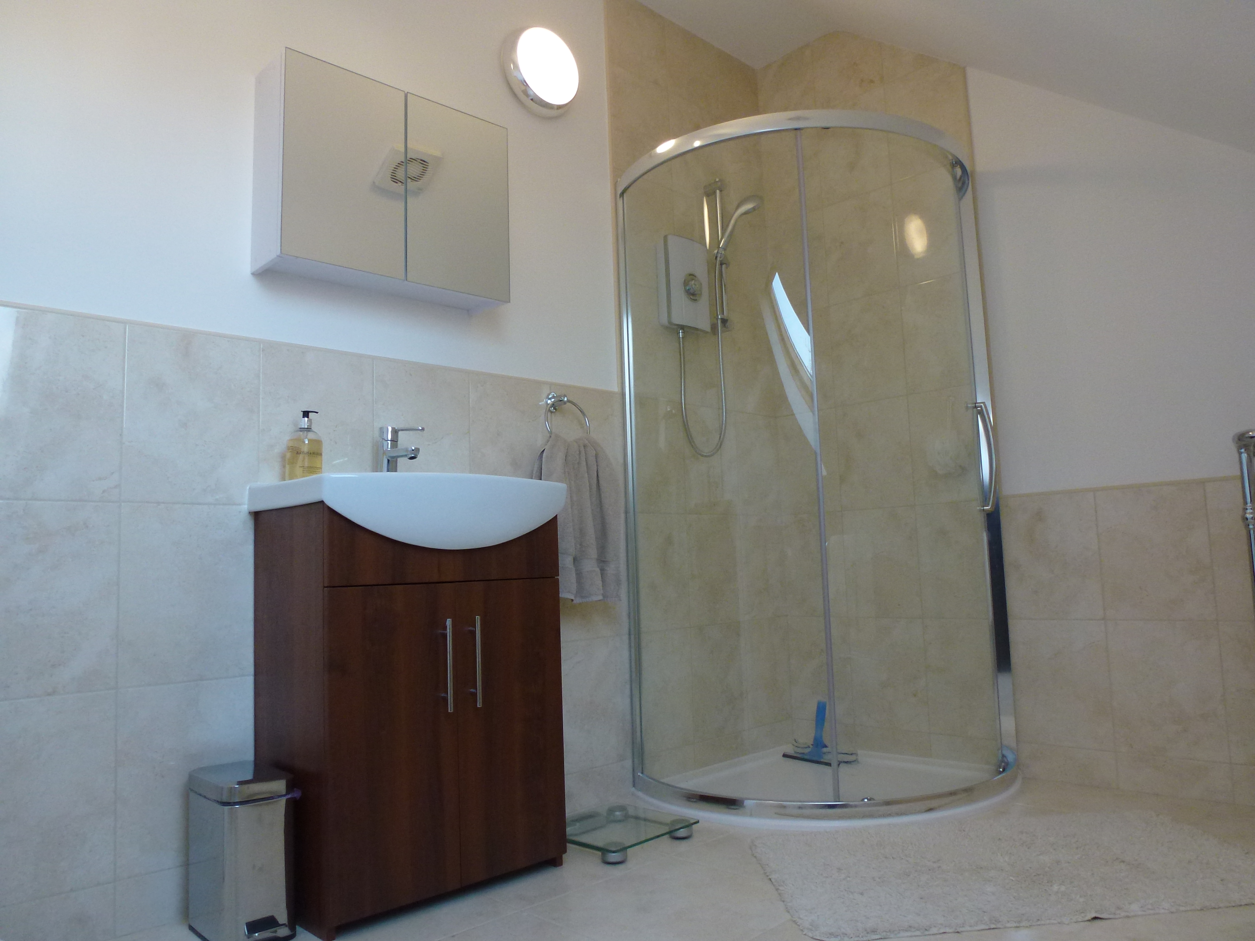Cormer Shower Screen