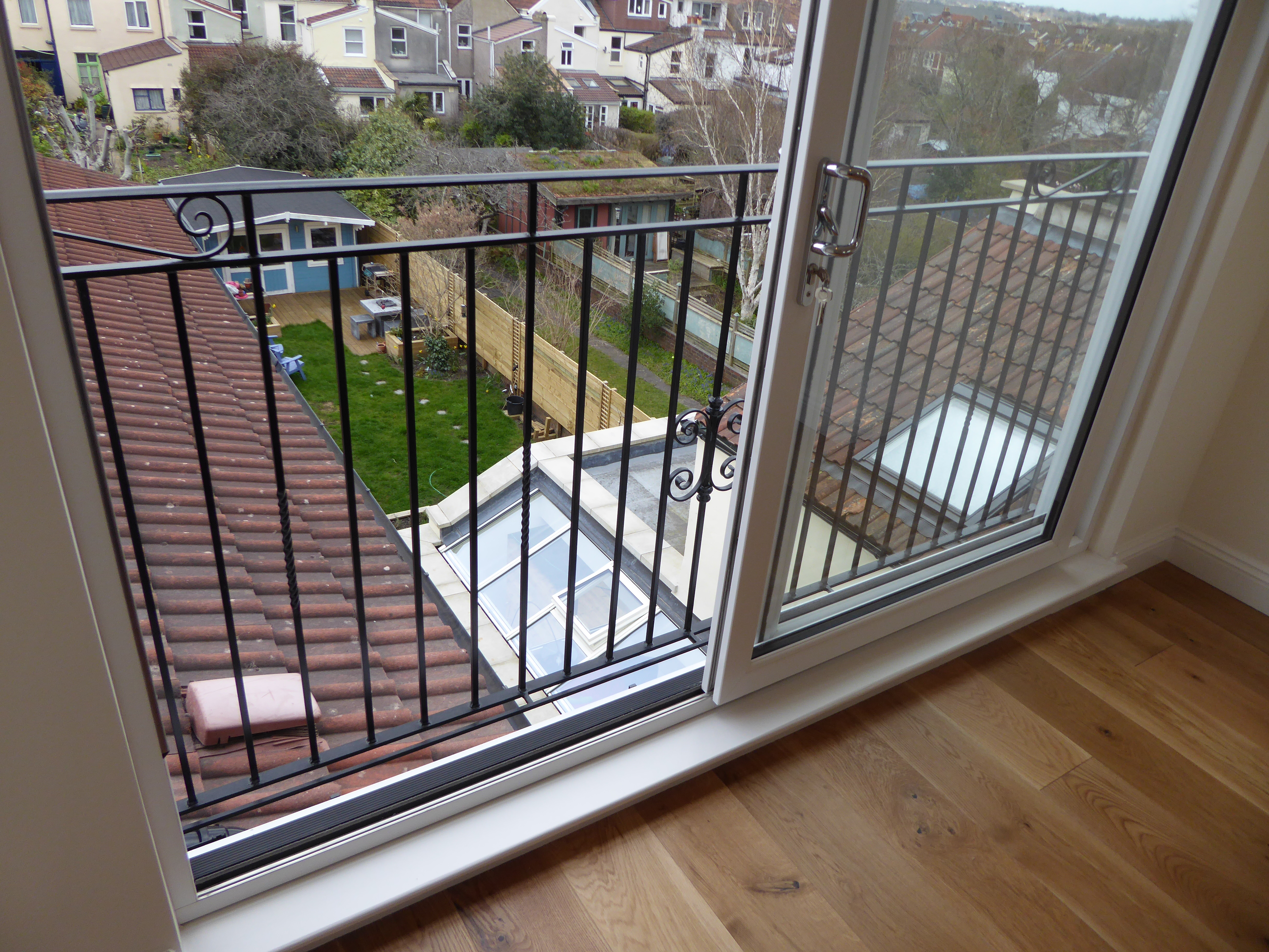View from sliding doors