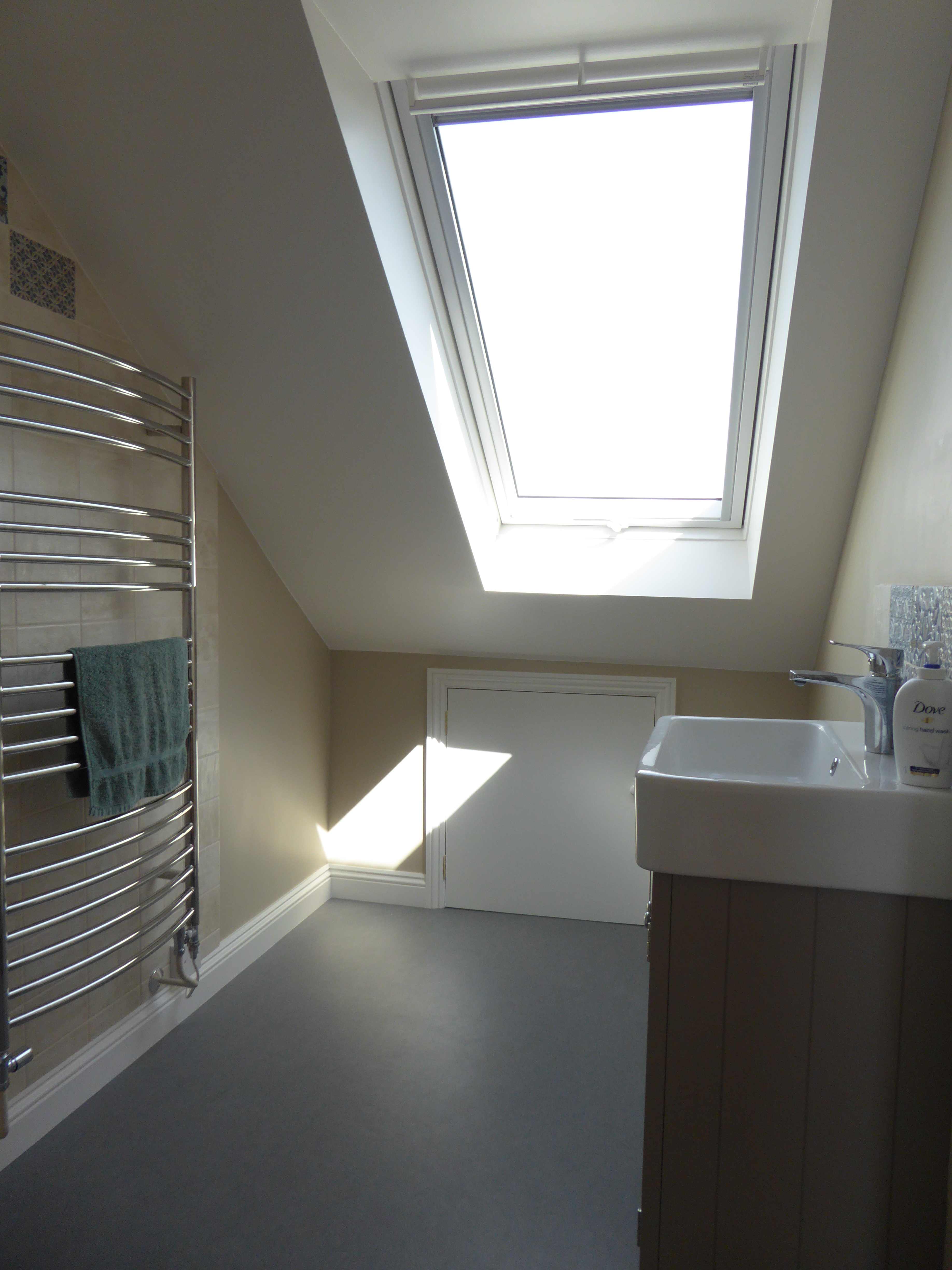 en-suite with Velux