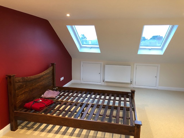 Side gable up, rear flat roof dormer loft conversion
